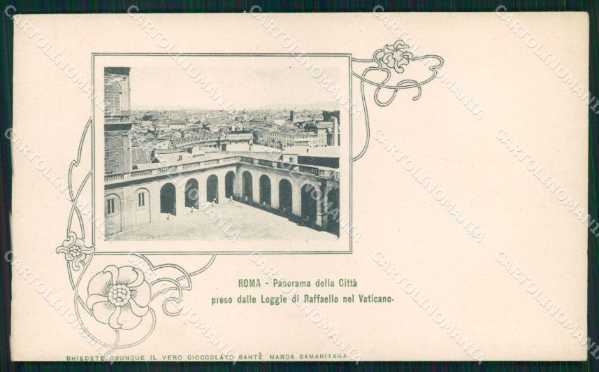 Roma Città Veduta dalle Loggie di Raffaello Vaticano cartolina MX2044 – fronte