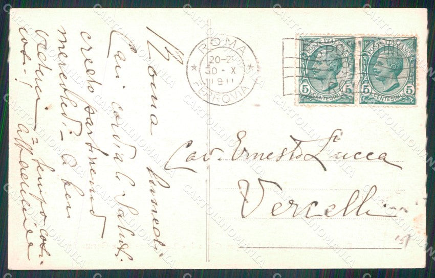 Roma Città Esposizioni Vigna Cartoni Padiglione Germania cartolina MX2052 – retro