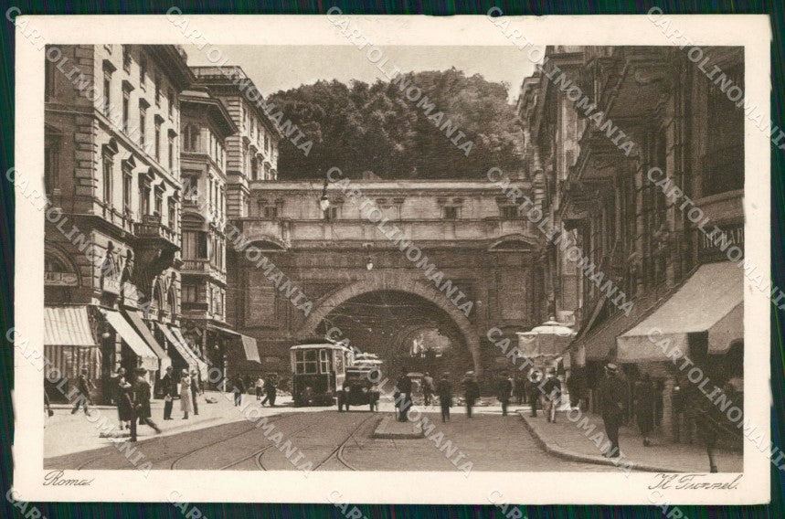 Roma Città Tunnel sotto Quirinale Tram cartolina MX2055 – fronte