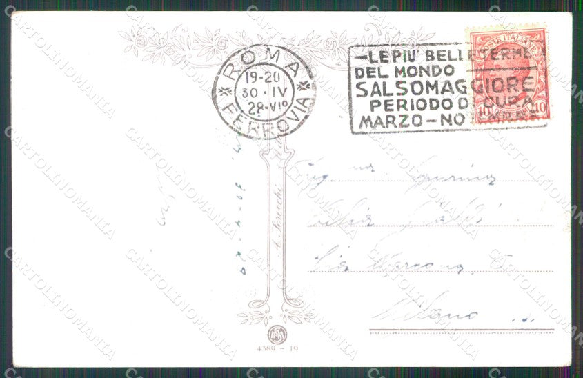 Roma Città Piazza dei Cinquecento Stazione Ferroviaria cartolina MX2070 – retro