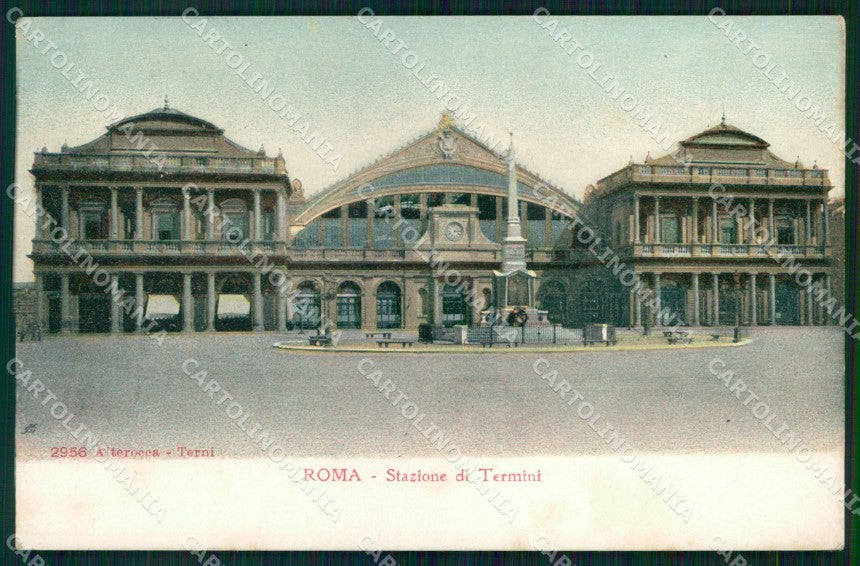 Roma Città Stazione Termini Alterocca 2956 cartolina MX2074 – fronte