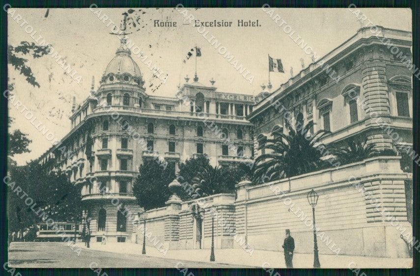 Roma Città Excelsior Hotel STRAPPINO cartolina MX2077 – fronte