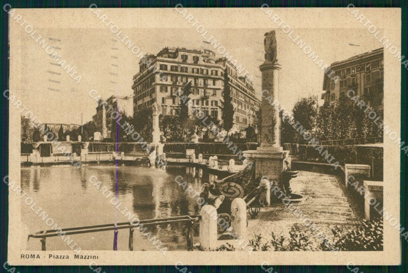 Roma Città Piazza Mazzini cartolina MX2090 – fronte