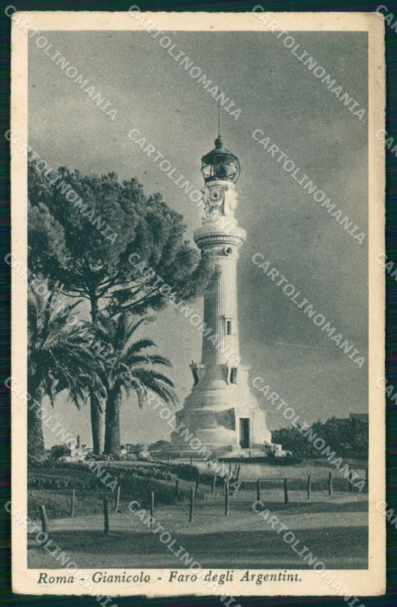 Roma Città Gianicolo Faro degli Argentini cartolina MX2102 – fronte