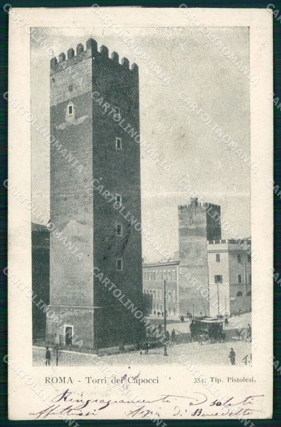 Roma Città Torri dei Capocci cartolina MX2109 – fronte