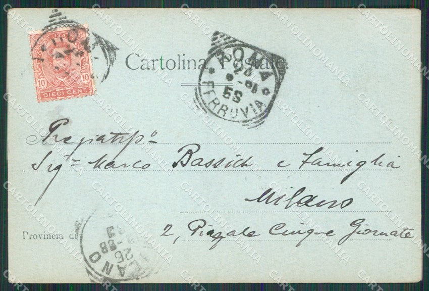 Roma Città Avanzi Ponte Sublicio Chiaro di Luna Stengel 11106 cartolina MX2115 – retro
