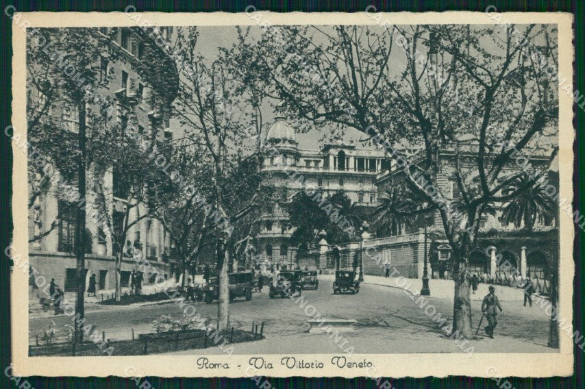 Roma Città Via Vittorio Veneto cartolina MX2121 – fronte