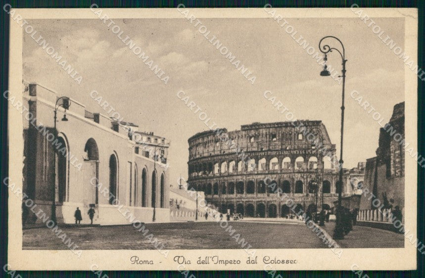 Roma Città Via dell'Impero Colosseo cartolina MX2123 – fronte