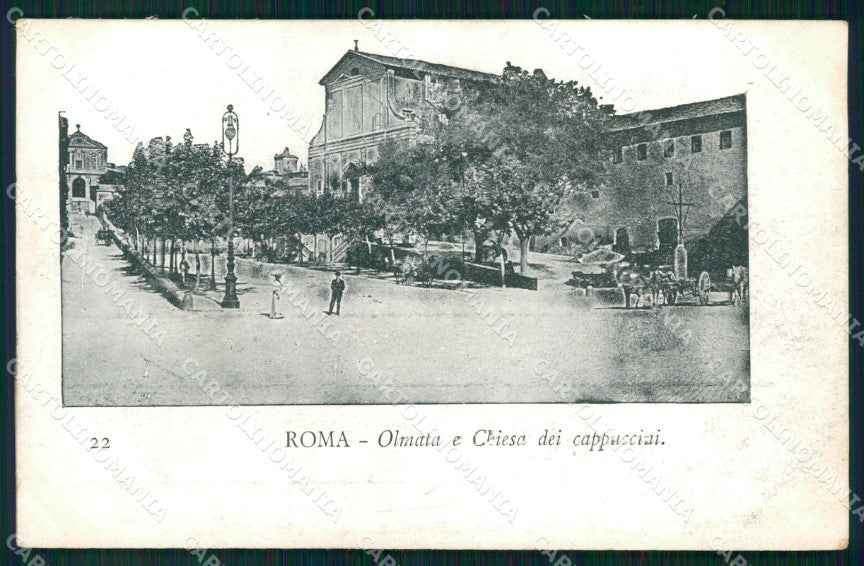 Roma Città Olmata Chiesa dei Cappuccini cartolina MX2131 – fronte