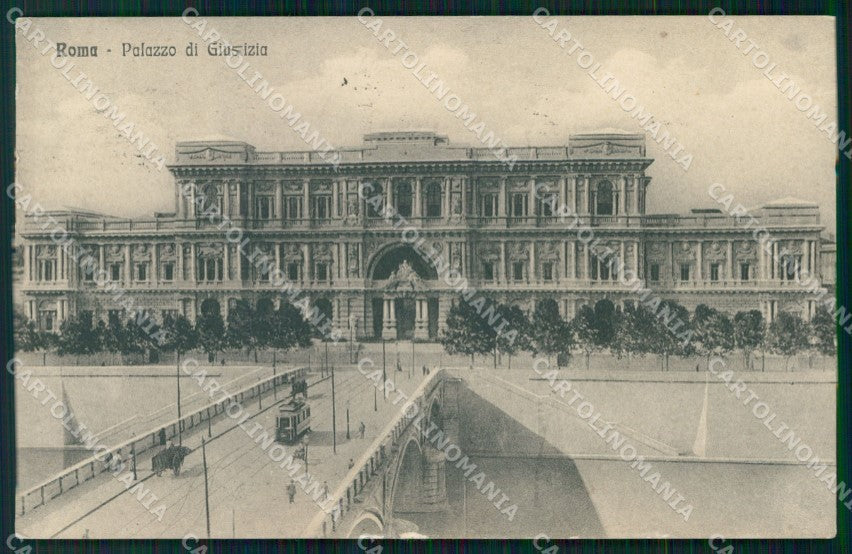 Roma Città Palazzo di Giustizia Tram Alterocca 139 cartolina MX2132 – fronte