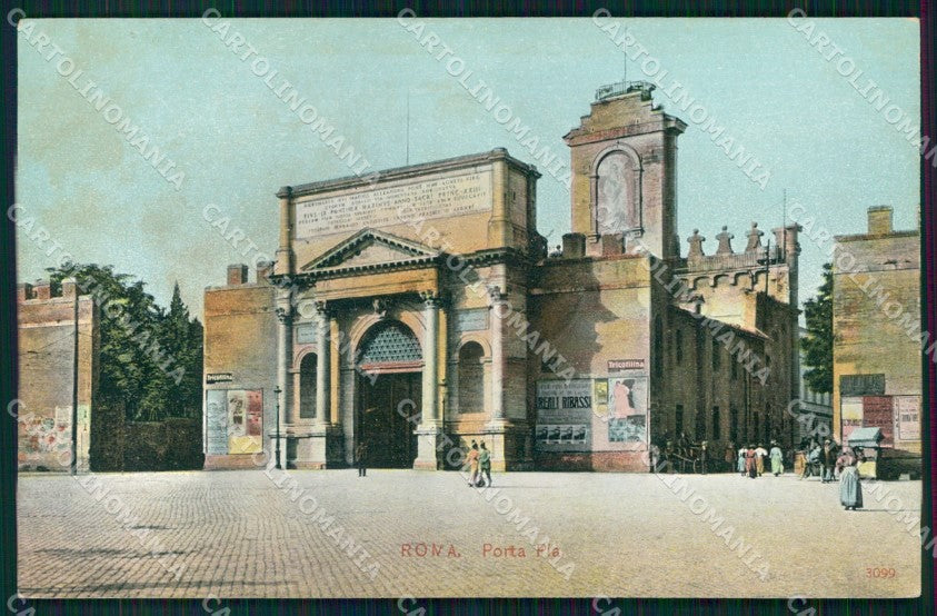 Roma Città Porta Pia cartolina MX2135 – fronte