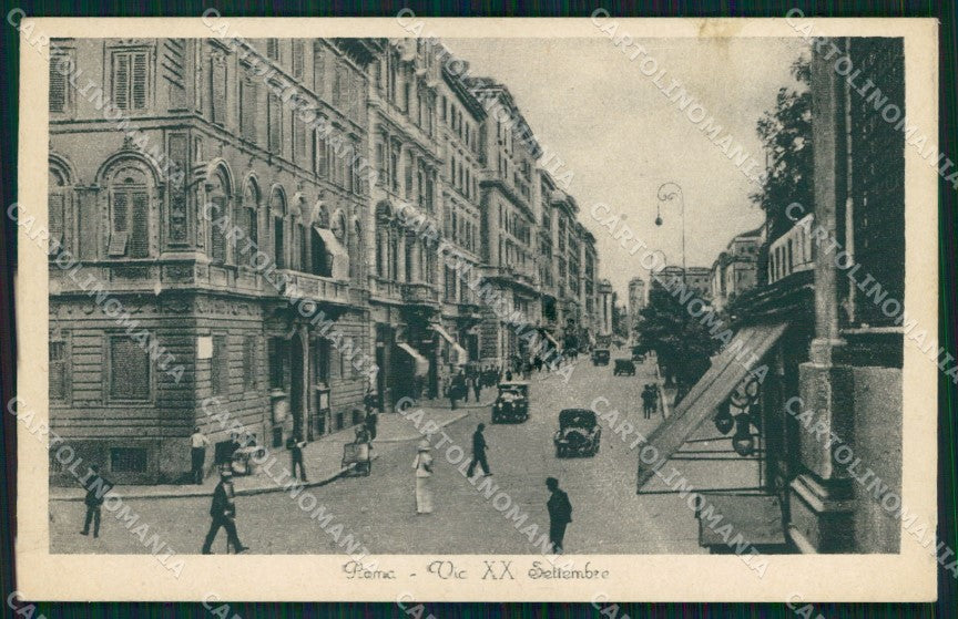 Roma Città Via XX Settembre cartolina MX2161 – fronte