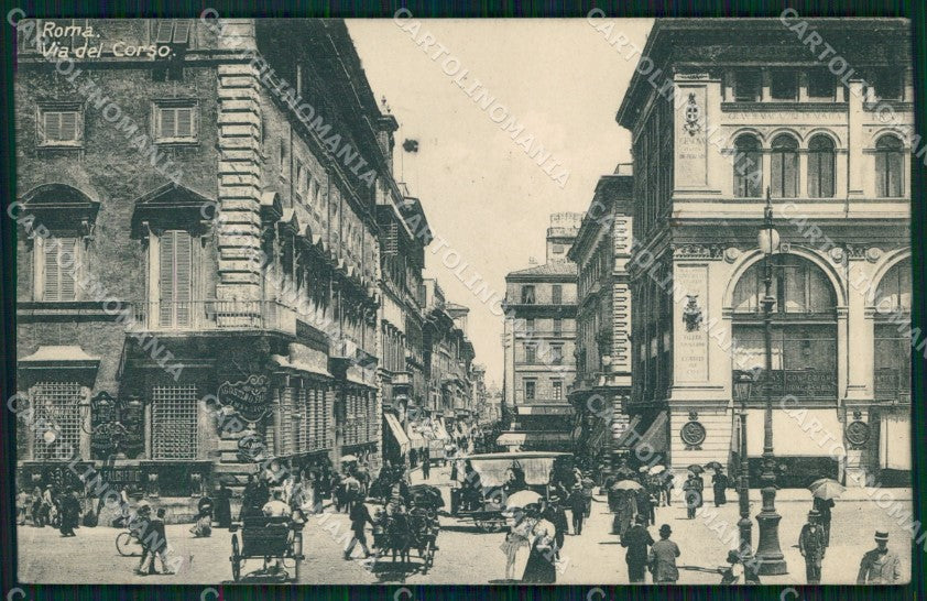 Roma Città Via del Corso cartolina MX2163 – fronte