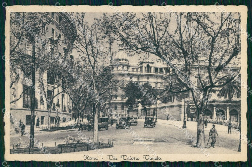 Roma Città Via Vittorio Veneto cartolina MX2165 – fronte