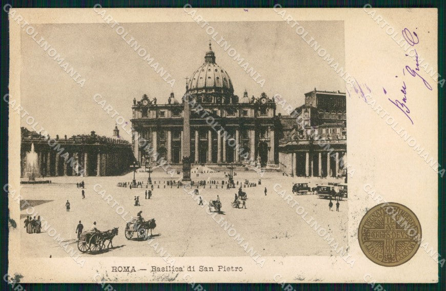 Roma Città Basilica di San Pietro Giubileo Anno Santo cartolina MX2181 – fronte