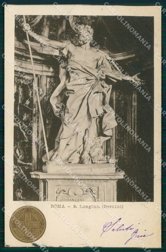 Roma Città San Longino Bernini Giubileo Anno Santo cartolina MX2187 – fronte