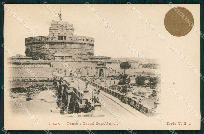 Roma Città Ponte Castel Sant'Angelo Giubileo Anno Santo cartolina MX2206 – fronte