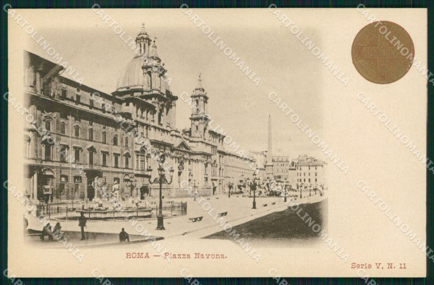 Roma Città Piazza Navona Giubileo Anno Santo cartolina MX2212 – fronte