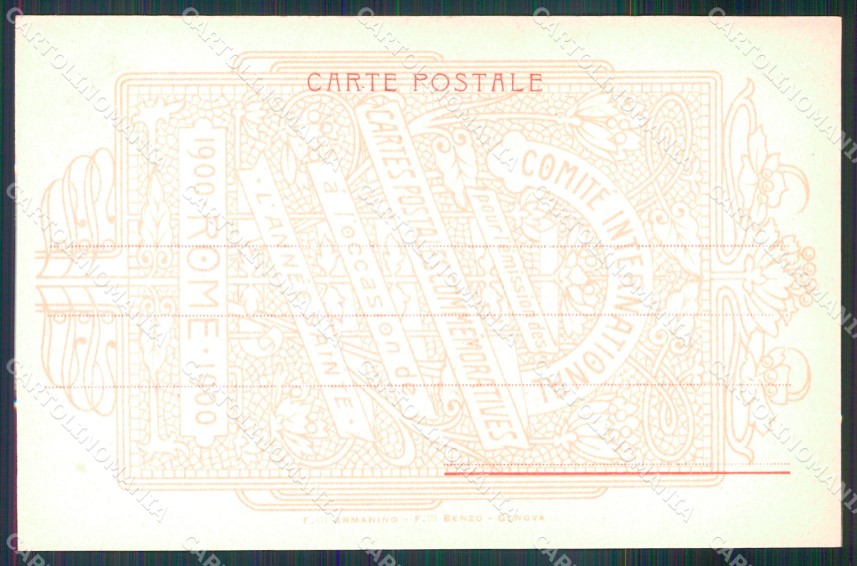 Roma Città Campidoglio Giubileo Anno Santo cartolina MX2219 – retro