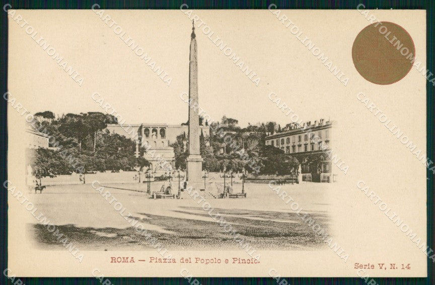 Roma Città Piazza del Popolo Pincio Giubileo Anno Santo cartolina MX2220 – fronte
