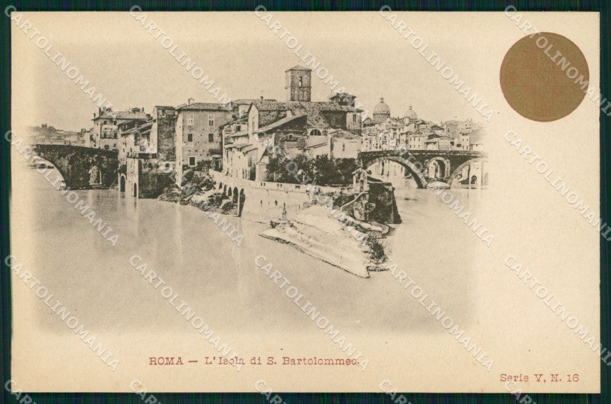 Roma Città Isola San Bartolomeo Giubileo Anno Santo cartolina MX2221 – fronte