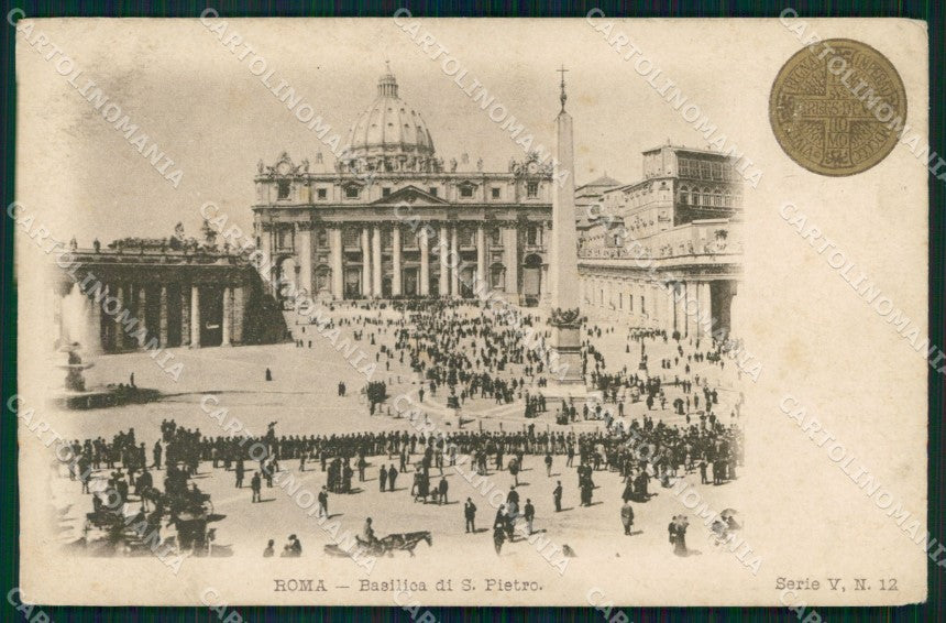 Roma Città Basilica San Pietro Giubileo Anno Santo cartolina MX2228 – fronte