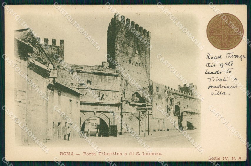 Roma Città Porta Tiburtina San Lorenzo Giubileo Anno Santo cartolina MX2232 – fronte