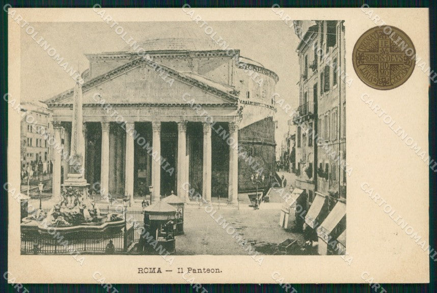 Roma Città Pantheon Giubileo Anno Santo cartolina MX2236 – fronte