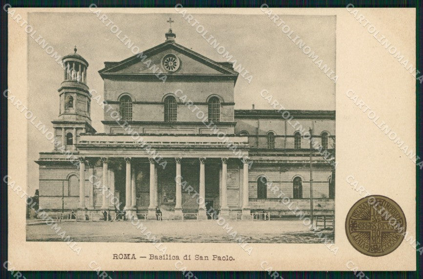 Roma Città Basilica San Paolo Giubileo Anno Santo cartolina MX2244 – fronte