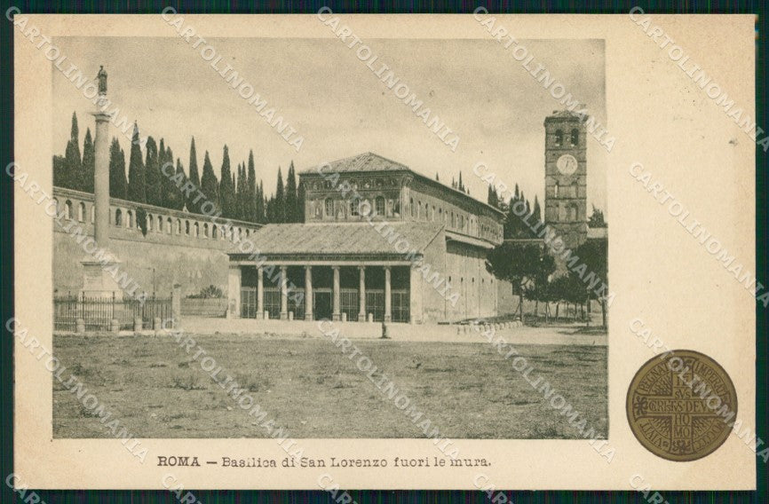 Roma Città Basilica San Lorenzo Fuori le Mura Anno Santo cartolina MX2250 – fronte