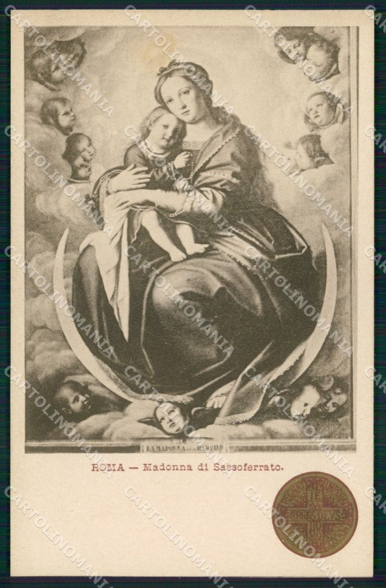 Roma Città Madonna di Sassoferrato Giubileo Anno Santo cartolina MX2257 – fronte