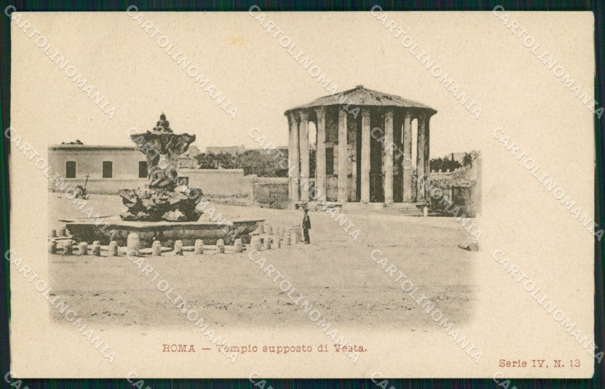 Roma Città Tempio Supposto di Vesta Giubileo Anno Santo cartolina MX2261 – fronte