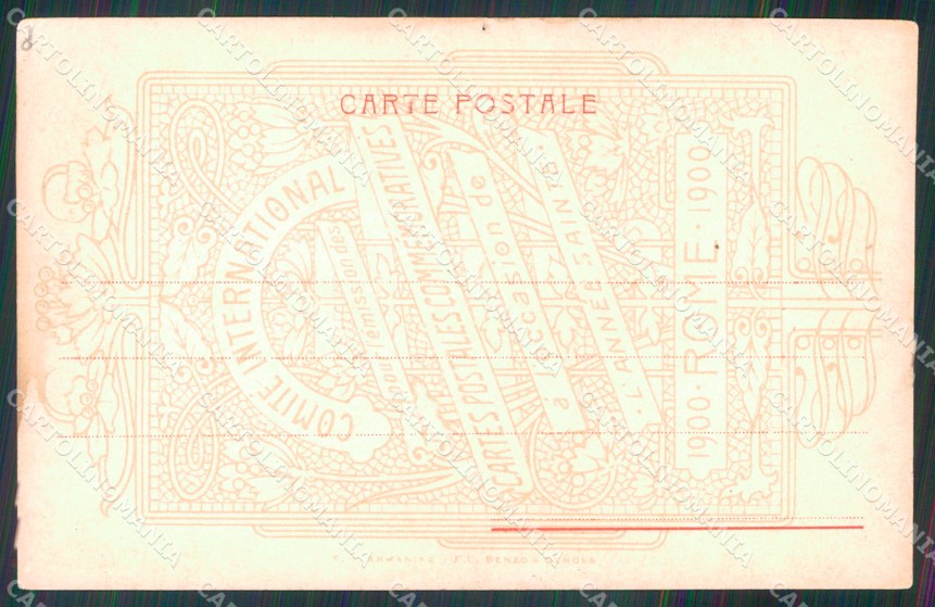 Roma Città Campidoglio Giubileo Anno Santo cartolina MX2263 – retro