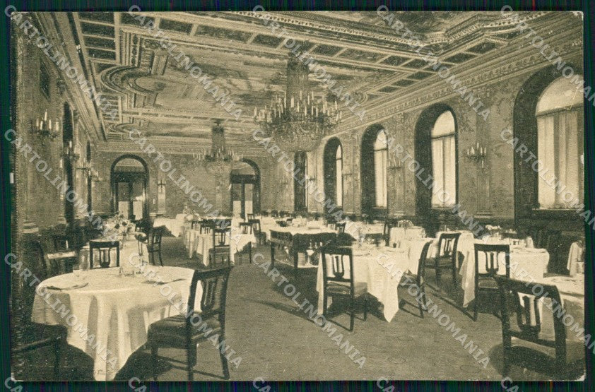 Roma Città Hotel Plaza Gran Ristorante cartolina MX2285 – fronte