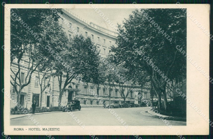 Roma Città Hotel Majestic cartolina MX2293 – fronte