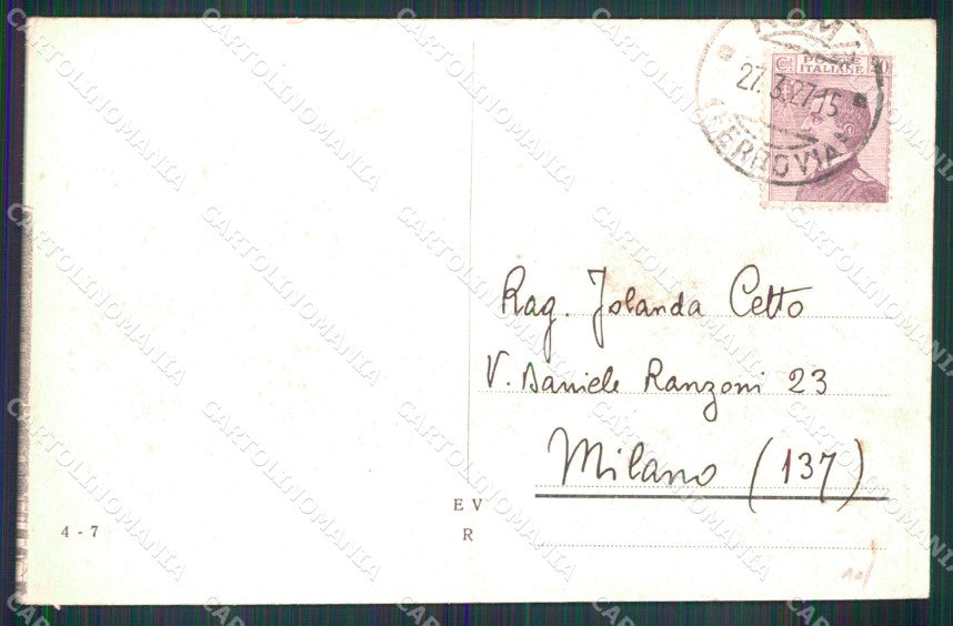 Roma Città Piazza Colonna Banca Nazionale di Credito cartolina MX2302 – retro