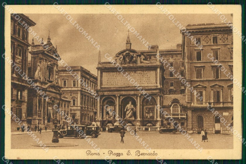 Roma Città Piazza San Bernardo cartolina MX2314 – fronte