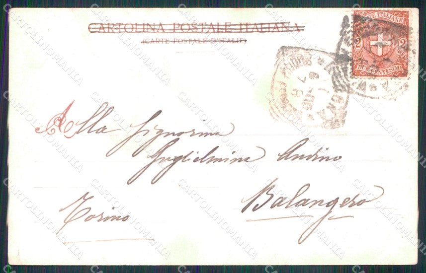 Roma Città Piazza Colonna Modiano 486 cartolina MX2325 – retro