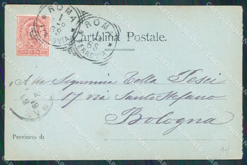 Roma Città Isola San Bartolomeo Chiaro di Luna Stengel 11009 cartolina MX2334 – retro