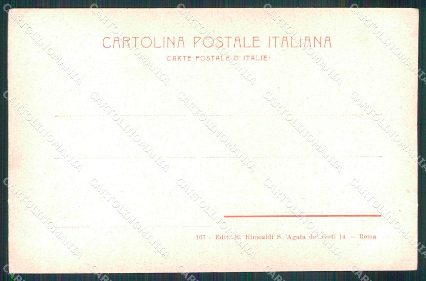 Roma Città Fontana Piazza Termini Decorazioni cartolina MX2349 – retro