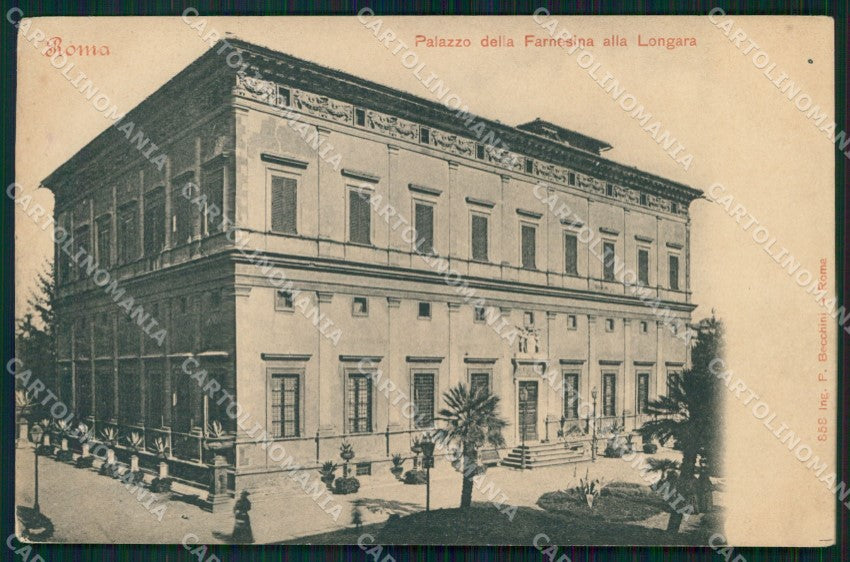 Roma Città Palazzo Farnesina Longara cartolina MX2354 – fronte