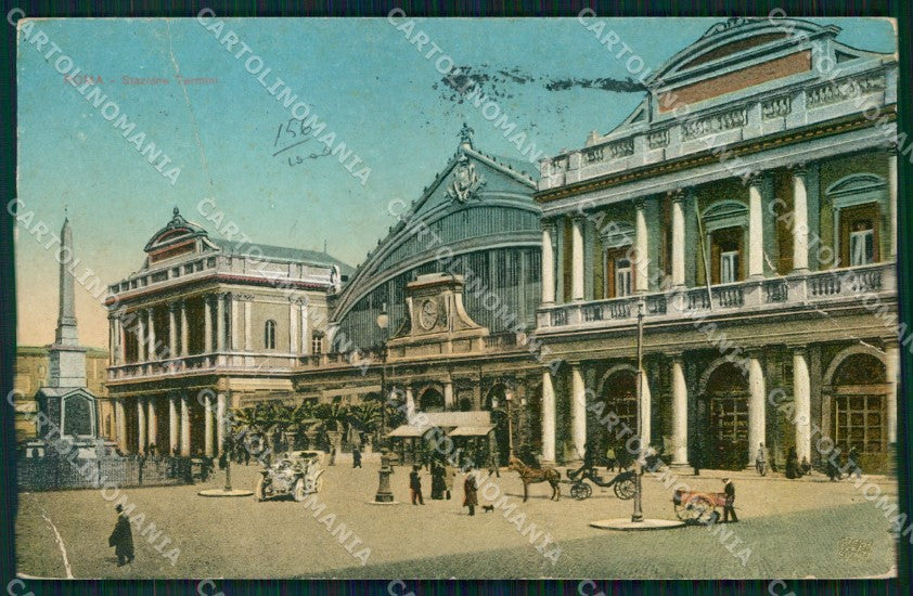 Roma Città Stazione Termini PIEGHE Alterocca cartolina MX2359 – fronte