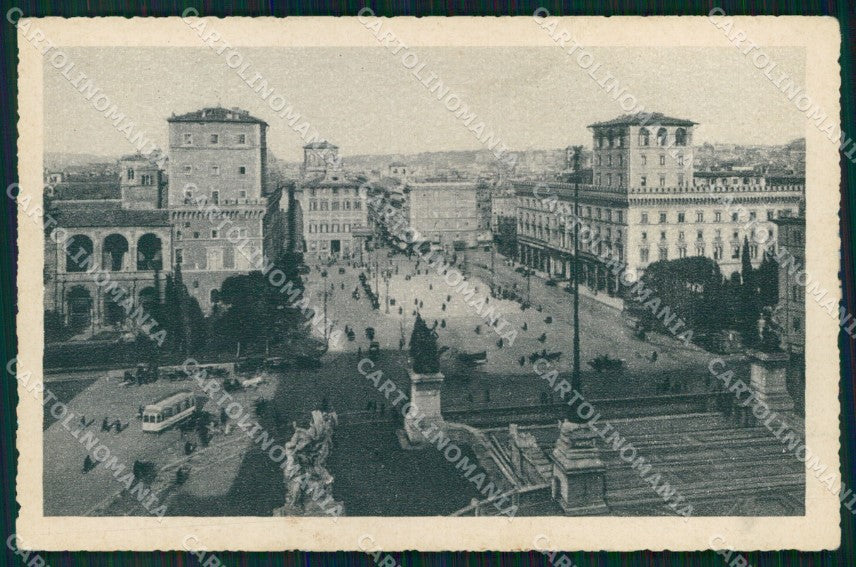 Roma Città Piazza Venezia Corriera cartolina MX2363 – fronte