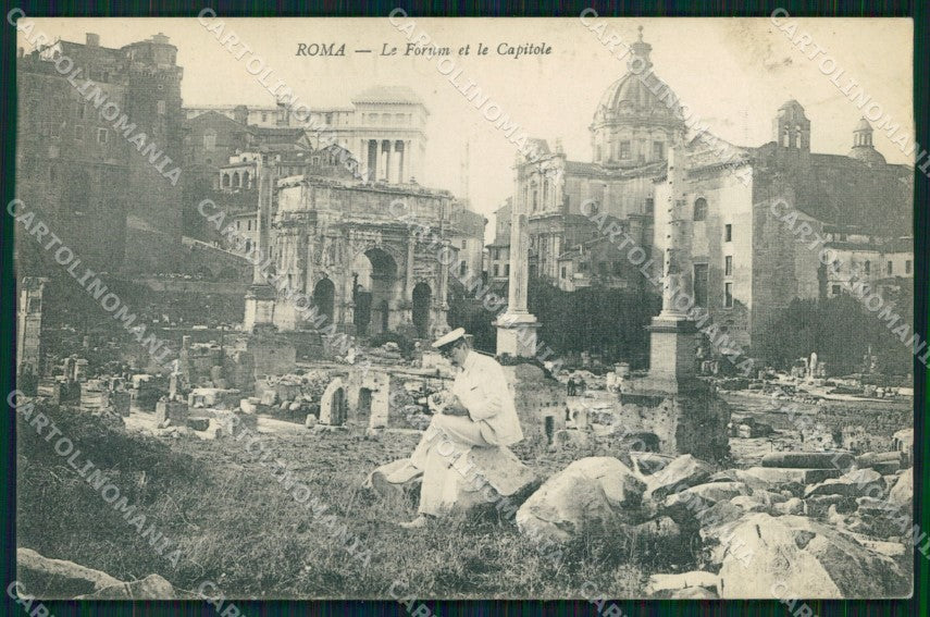 Roma Città Foro Romano Campidoglio cartolina MX2386 – fronte