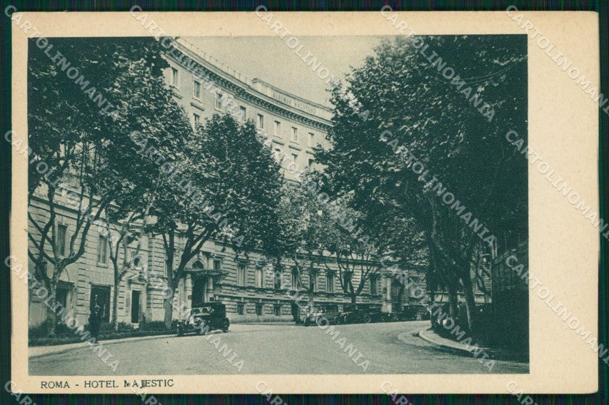 Roma Città Hotel Majestic cartolina MX2392 – fronte