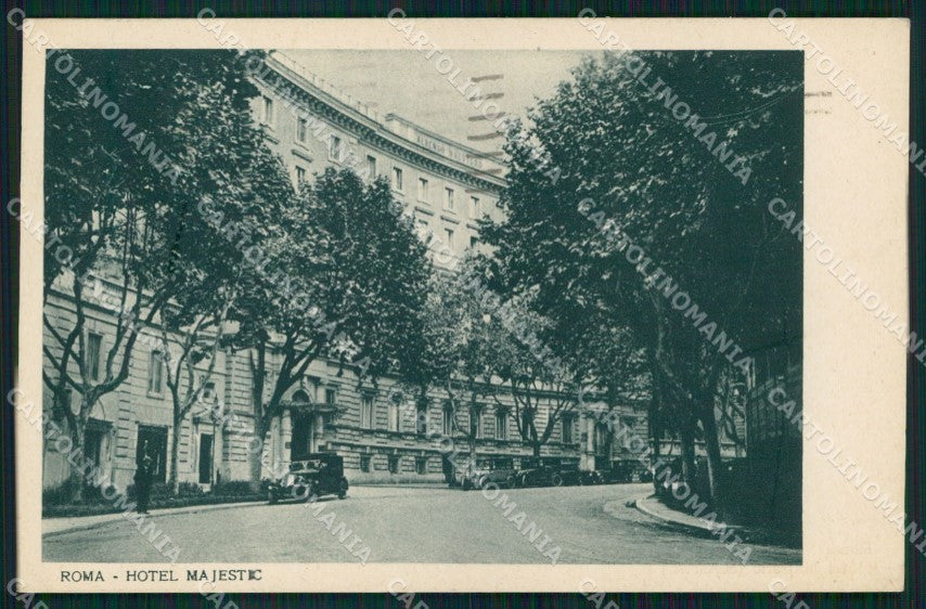 Roma Città Hotel Majestic cartolina MX2410 – fronte