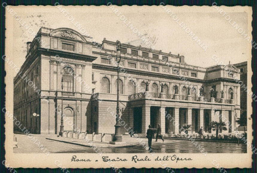 Roma Città Teatro Reale dell'Opera cartolina MX2431 – fronte