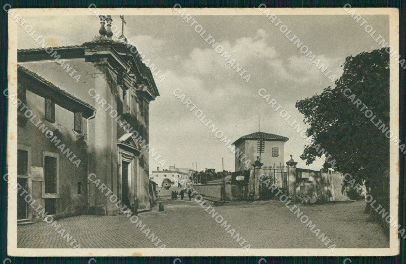 Roma Città Chiesa Domine Quo Vadis cartolina MX2435 – fronte