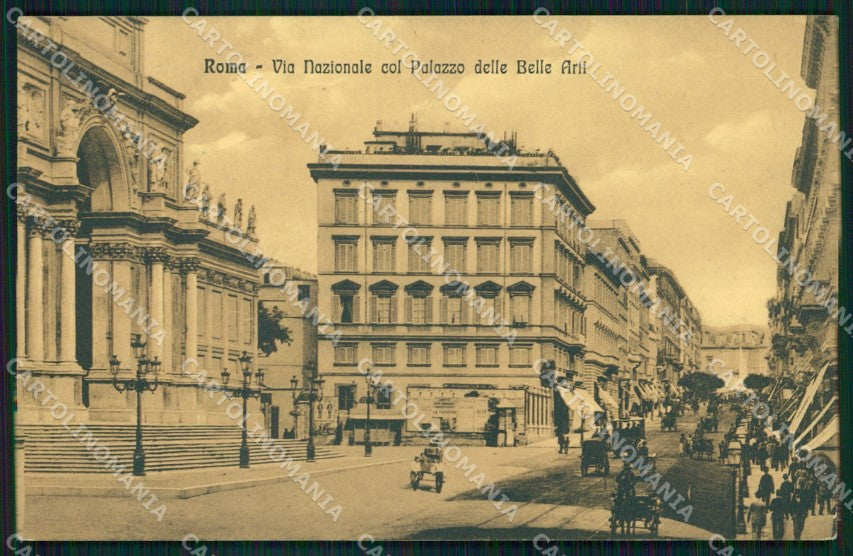 Roma Città Via Nazionale Palazzo Belle Arti Alterocca 55 cartolina MX2440 – fronte