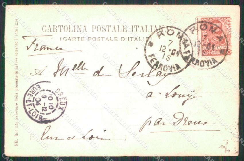 Roma Città Via del Tritone cartolina MX2442 – retro